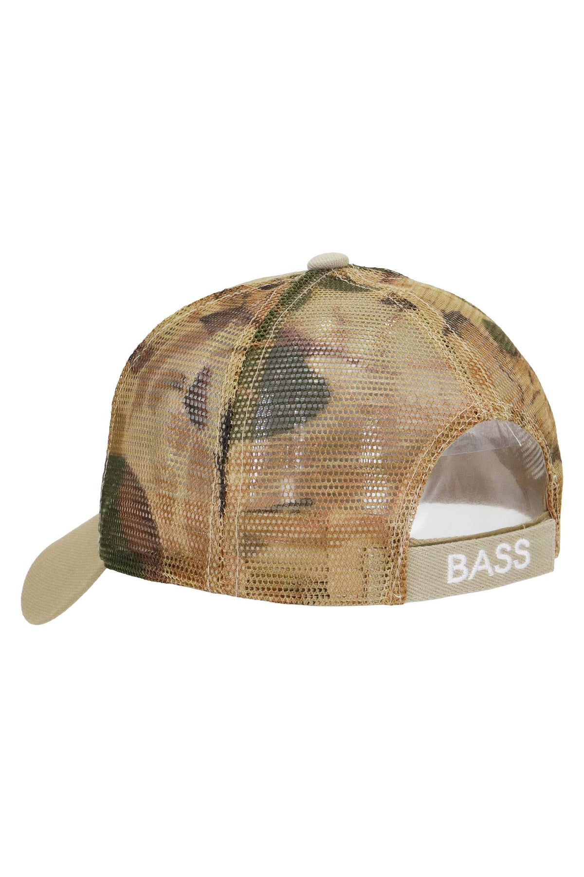 Jumping Bass Hunt Camo Mesh Trucker Hat