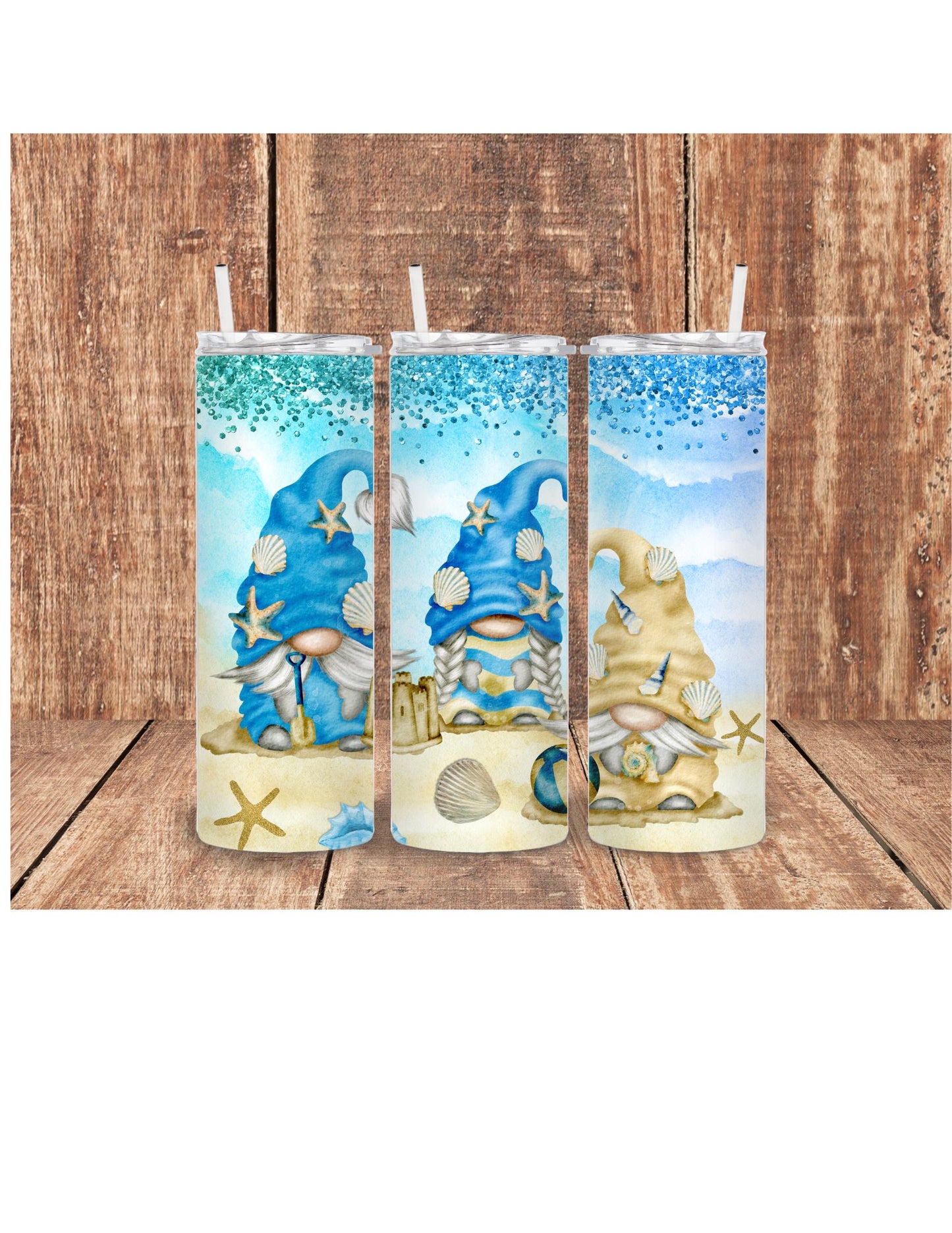 Gnome beach tumbler