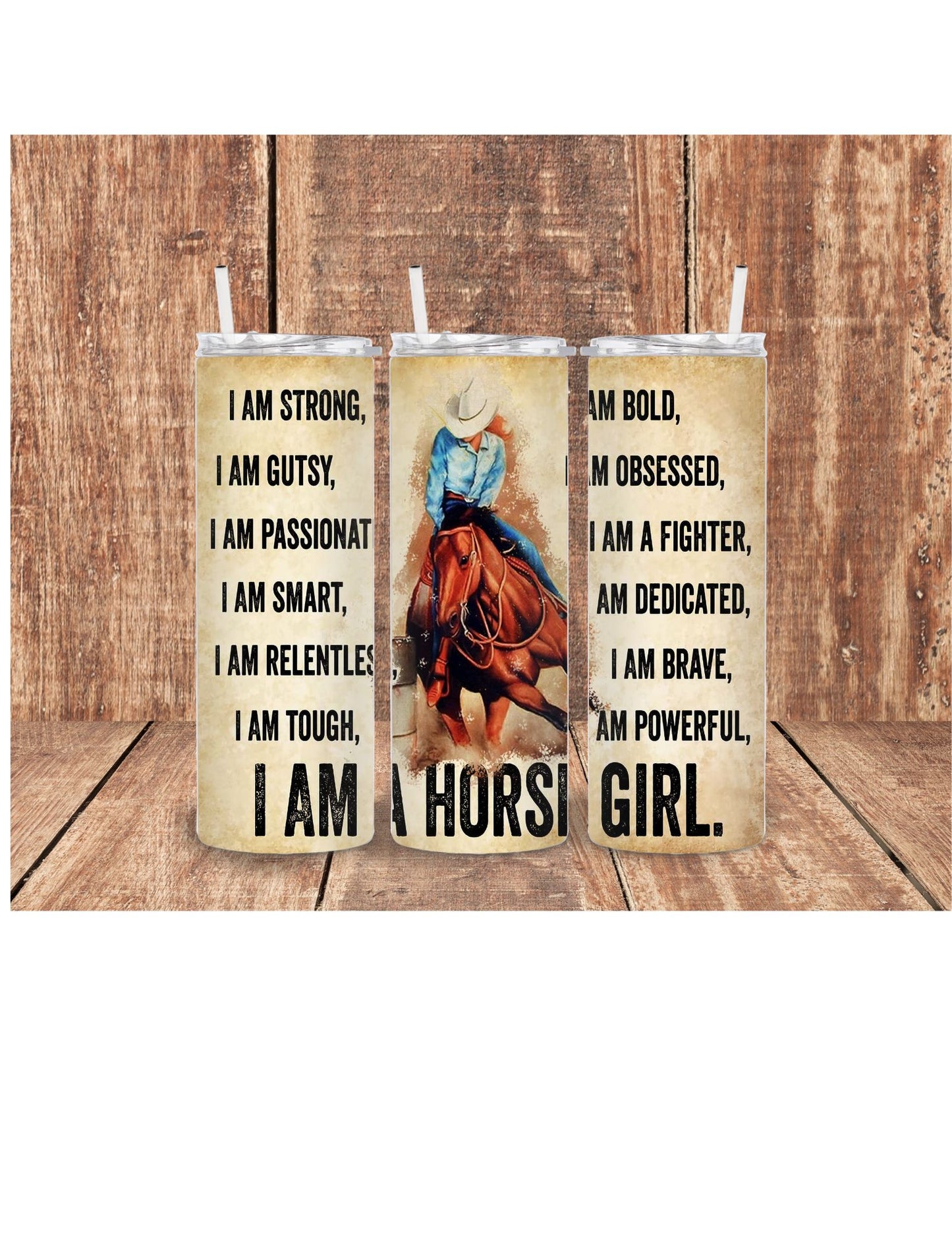 I am strong horse tumbler