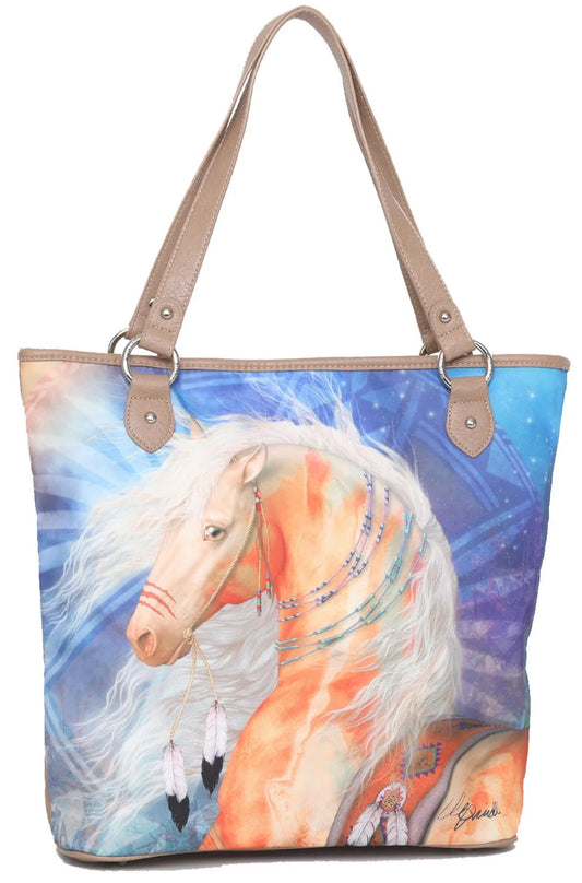 Montana West Horse Concealed Tote Bag