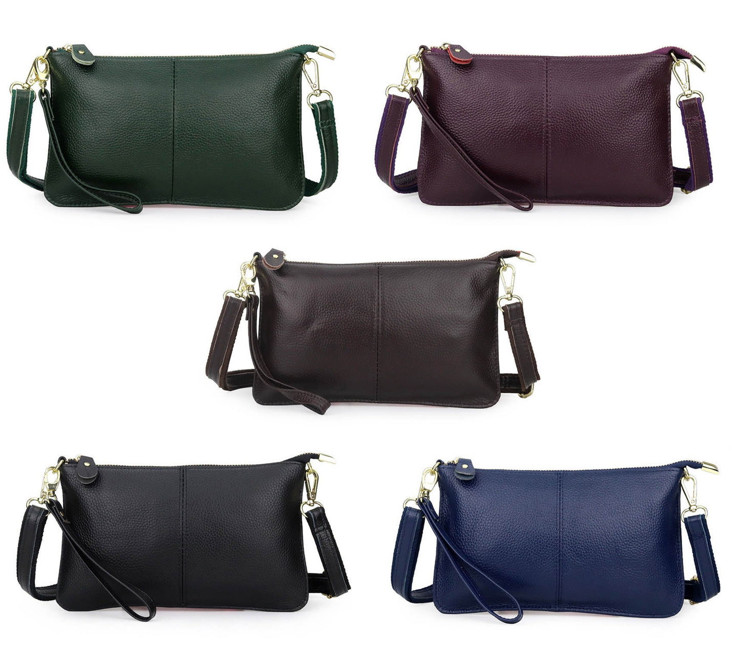 Megan Clutch Crossbody - Genuine Leather