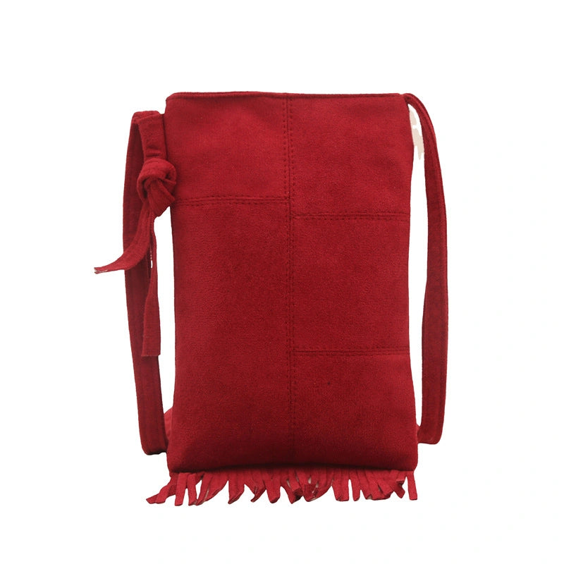 custom fringe purse