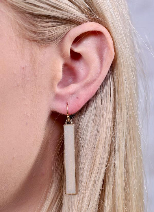 Shimmer Bar Earrings