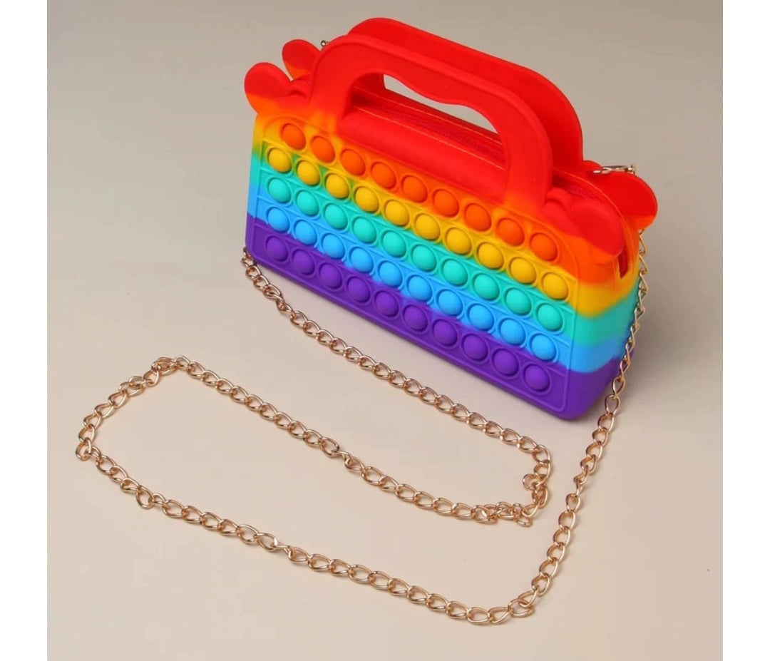 Rainbow Chain Bubble Bag