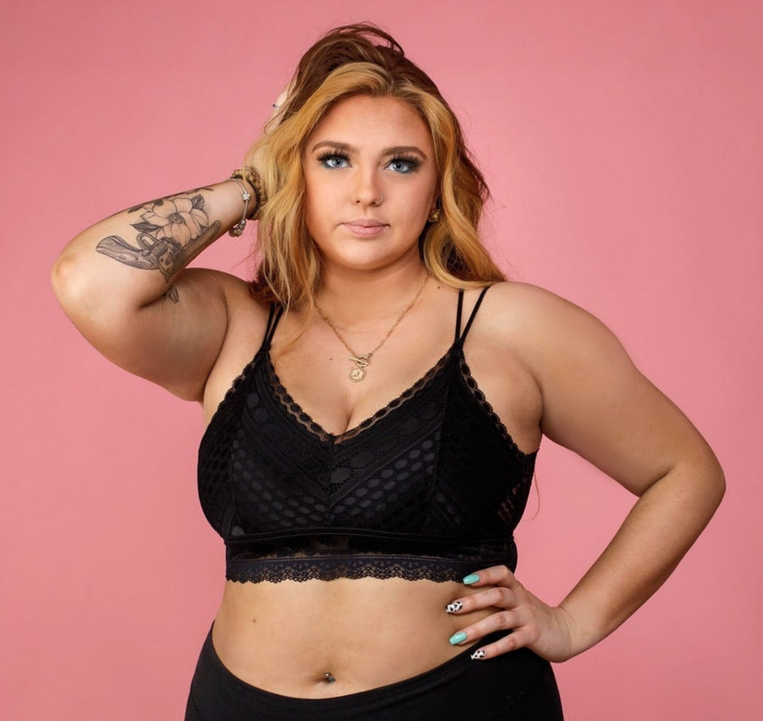 Mallory Lace Bralette black
