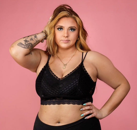 Mallory Lace Bralette black