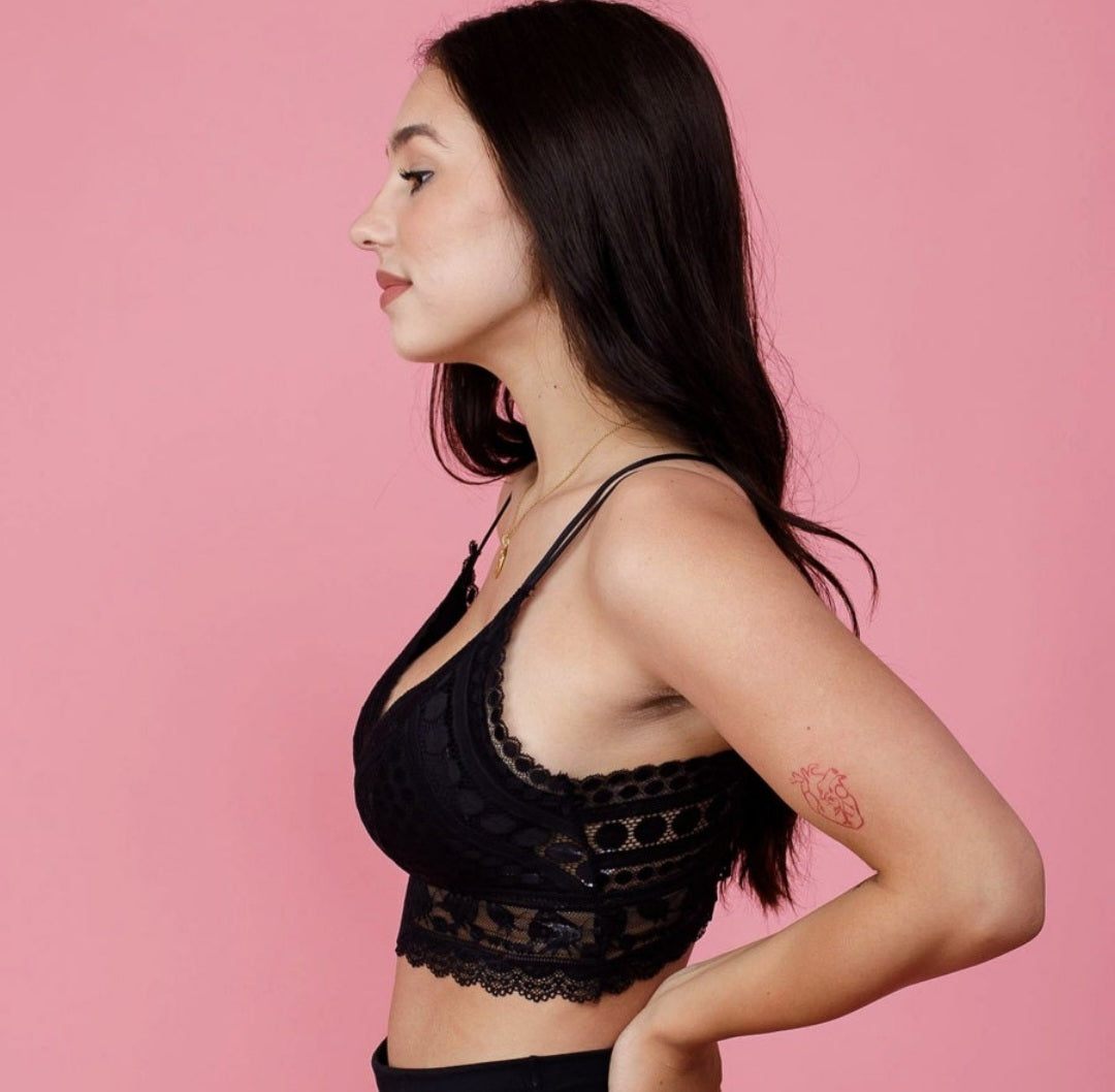 Mallory Lace Bralette black
