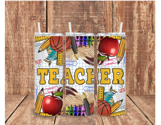 teacher tumbler #3