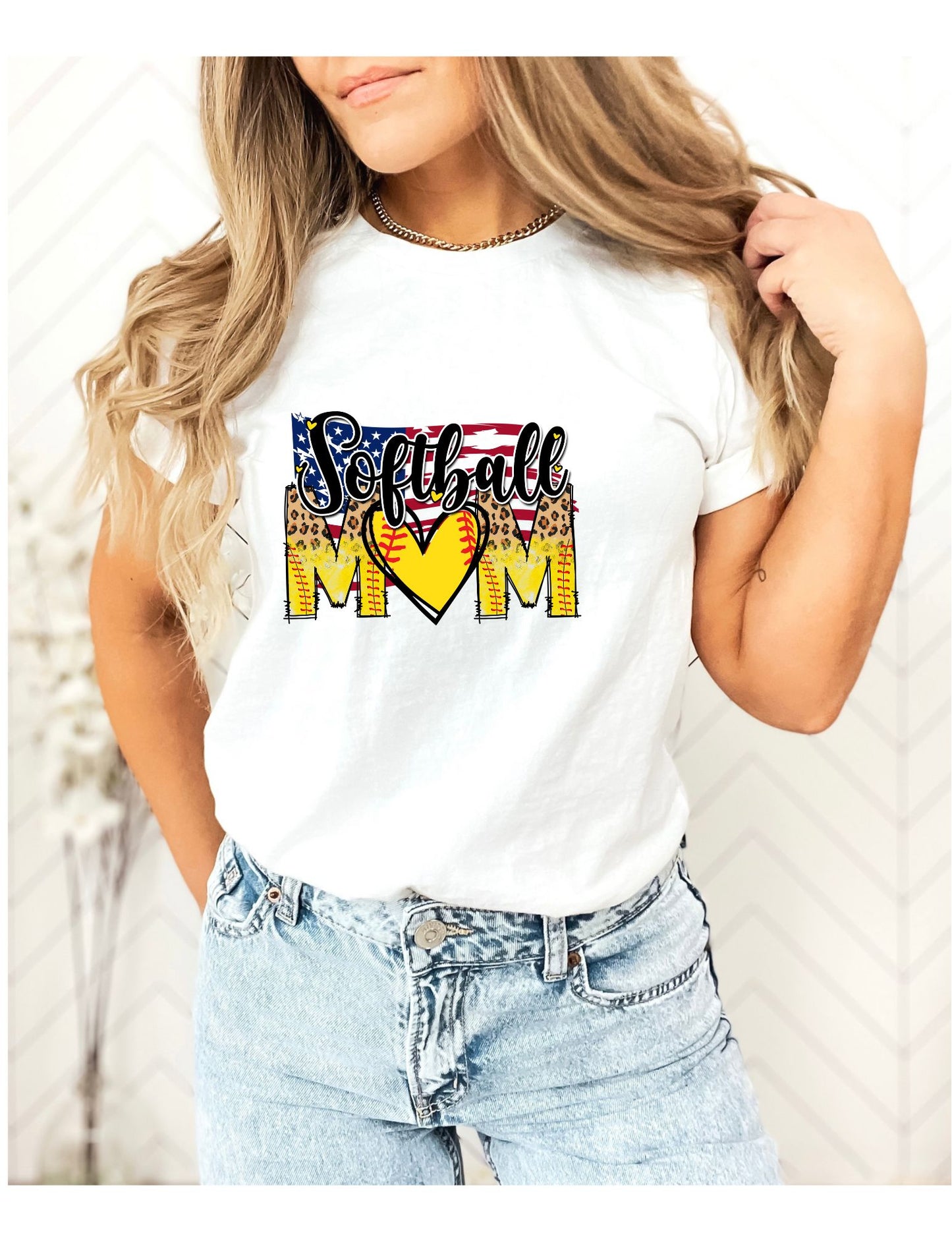 softball MOM t-shirt