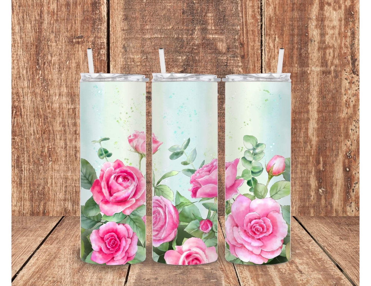 Rose tumbler 20 oz