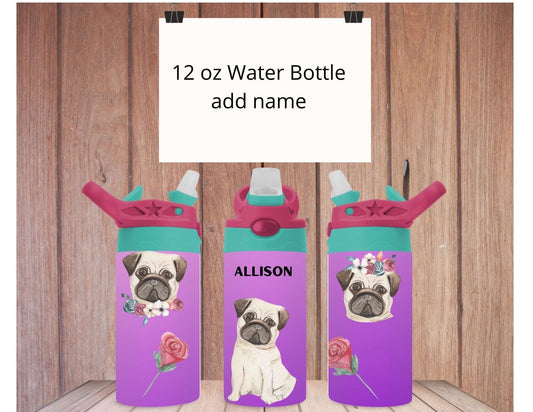 Pug water bottle