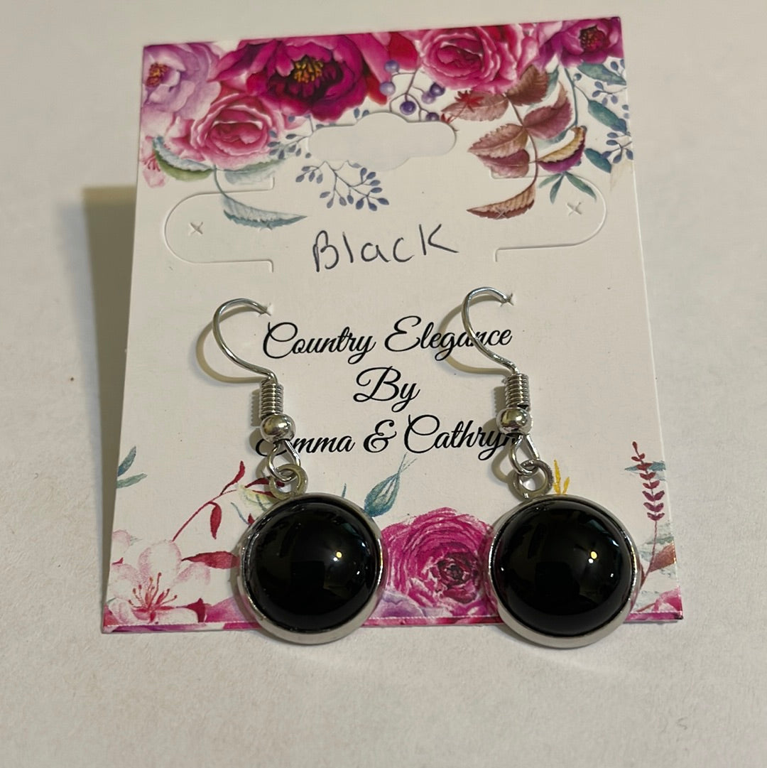 Dangle stone earrings